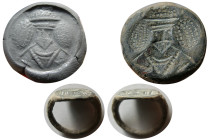PARTHIAN EMPIRE, Circa 1st-2nd. Century AD. Bronze Seal Ring.