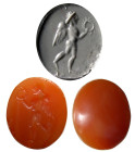 ROMAN EMPIRE. Ca. 1st-2nd Century AD. Carnelian Stamp Seal