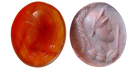 ROMAN EMPIRE. Ca. 2nd-3rd. Century AD. Agate Stamp Seal