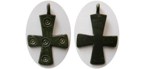 BYZANTINE EMPIRE. Circa 10th. Century AD. Bronze Cross.