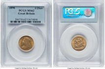 Victoria gold 1/2 Sovereign 1896 MS62 PCGS, KM784, S-3787. Amply lustrous and with a hint of charming tangerine undercurrent. HID09801242017 © 2022 He...