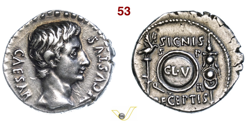 AUGUSTO (27 a.C.-14 d.C.) Denario Zecca incerta spagnola, probabilmente Colonia ...