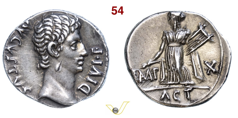 AUGUSTO (27 a.C.-14 d.C.) Denario Zecca incerta spagnola, probabilmente Colonia ...