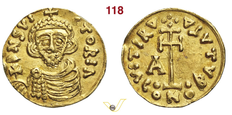 BENEVENTO ARICHI II, Duca (758-774) Tremisse (II periodo, 765-774) D/ Busto fron...