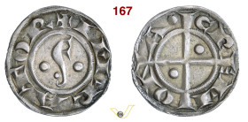 CREMONA COMUNE (1155-1330) Grosso da 4 Denari Imperiali D/ Grande F fra due bisanti R/ Croce intersecante con bisante nel II e III quarto MIR 289 CNI ...