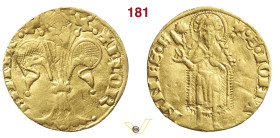 FIRENZE REPUBBLICA (1189-1532) Fiorino, simbolo girasole (1348-1367, signore di zecca sconosciuto) D/ Grande giglio R/ San Giovanni MIR 10/6 Bern. 438...