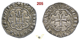 GENOVA SIMON BOCCANEGRA, Doge I (1339-1344) Grosso, sigla V D/ Castello entro cornice di archi R/ Croce patente entro cornice di archi MIR 39 CNI 45/6...