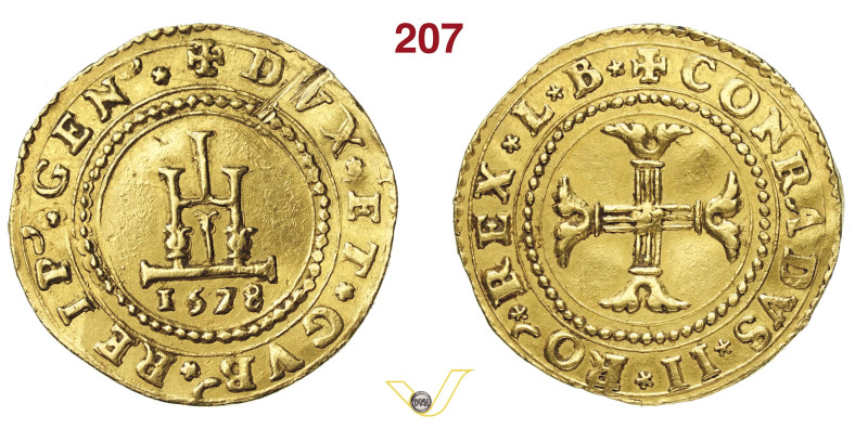 GENOVA DOGI BIENNALI, II fase (1541-1637) Doppia 1578, sigle LB D/ Castello R/ C...