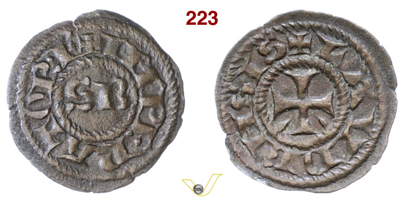 LODI COMUNE (1240-1250) Piccolo D/ lettere SB entro cerchio R/ Croce patente ent...