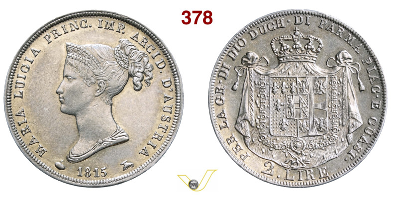 PARMA MARIA LUIGIA (1814-1847) 2 Lire 1815 (Milano) MIR 1094 Pagani 8 Ag g 9,99 ...