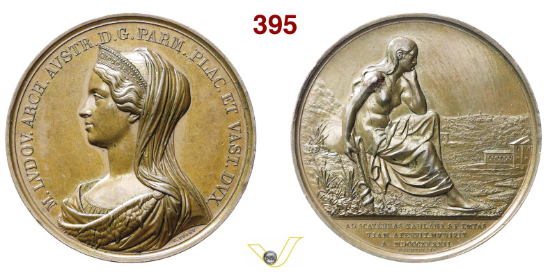 PARMA, PIACENZA e GUASTALLA MARIA LUIGIA D'AUSTRIA (1814-1847) Medaglia 1842 per...