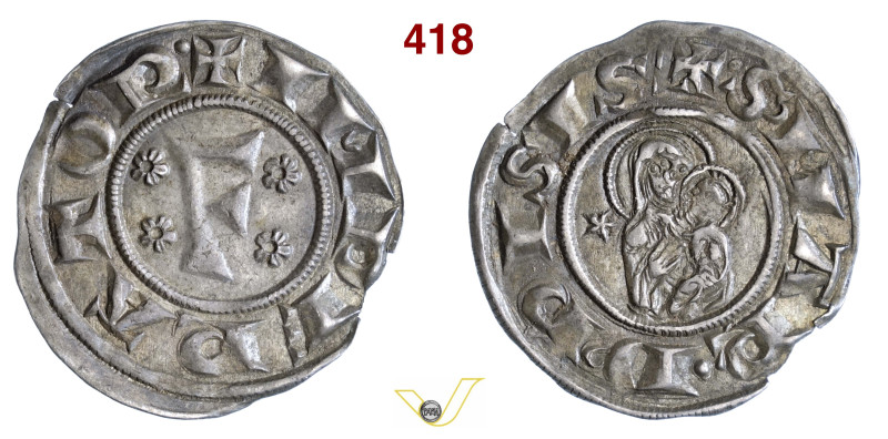 PISA REPUBBLICA, a nome di Federico I (1155-1312) Grosso da 12 Denari (1220-1250...