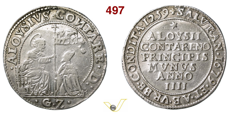 VENEZIA ALVISE CONTARINI (1676-1684) Osella 1679 A. IIII Mont. 2050 Paol. 162 Ag...