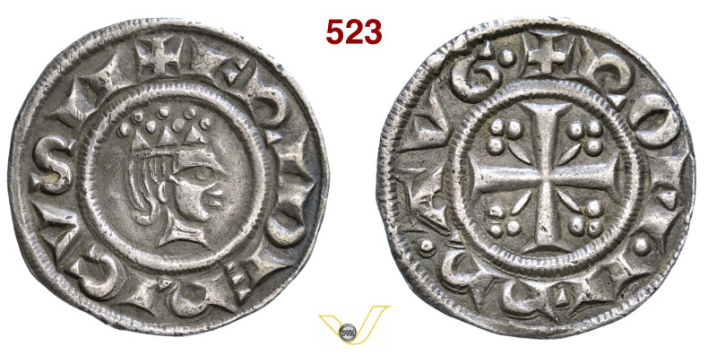 VITTORIA FEDERICO II DI SVEVIA (1220-1250) Grosso D/ Testa coronata R/ Croce pat...