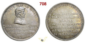 NAPOLEONE, Primo Console (1796-1804) Medaglia 1800 per la Colonna Nazionale in Place Vendome Bramsen 61 Ag g 31,39 mm 42 R • Bella patina SPL