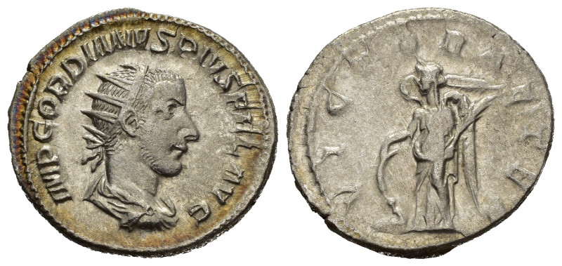 Impero Romano. Gordiano III (238-244). Antoniniano VICTOR AETER; La Vittoria ala...