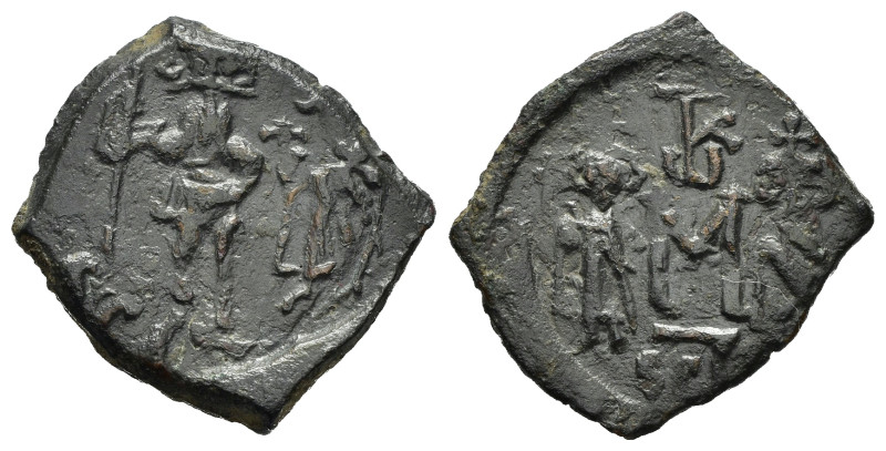 SIRACUSA. Impero bizantino. Costante II (641-654). 40 Nummi. AE (4,03 g). Spahr ...