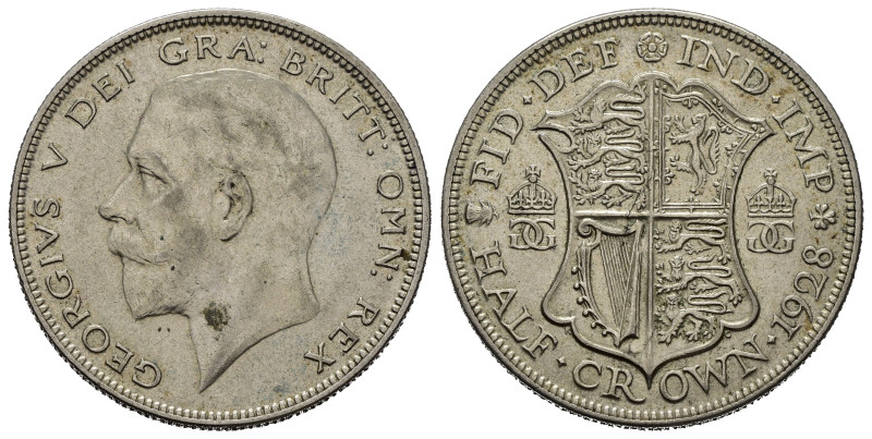 GRAN BRETAGNA. Giorgio V. Half Crown 1928. Ag. SPL