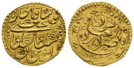 Qajars, Fath Ali Shah (1797-1834). Toman. Tabriz. Au (4,46 g). Lievi ondulazioni del tondello. qSPL