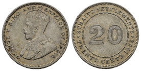 STRAITS SETTLEMENTS. Giorgio V. 20 cents 1935. SPL