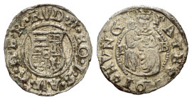 UNGHERIA. Rudolf (1576-1608). Denar. Ag (0,53 g). BB