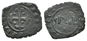 BRINDISI o MESSINA. Carlo I d'Angiò (1266-1285). Denaro Mi (0,63 g). Spahr 23. MB+