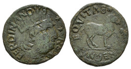 L'AQUILA. Ferdinando I d’Aragona (1458-1494). Cavallo AE (1,72 g). qBB