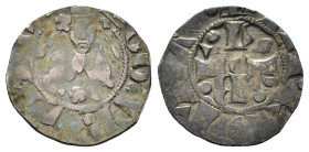 ROMA. Gregorio XI (1370-1378). Bolognino Romano. Ag (0,81 g). D/GG PP VND busto mitrato frontale; R/DE ROMA, in legenda, lettere VRBI disposte a croce...