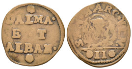 VENEZIA. Dalmazia e Albania (1409-1797). Gazzetta da 2 soldi. Cu (5,23 g). MB