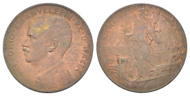 Regno d'Italia.Vittorio Emanuele III (1900-1943). 2 centesimi "Prora". Debolezze di conio al D/ e al R/, tondello leggermente ondulato. qFDC