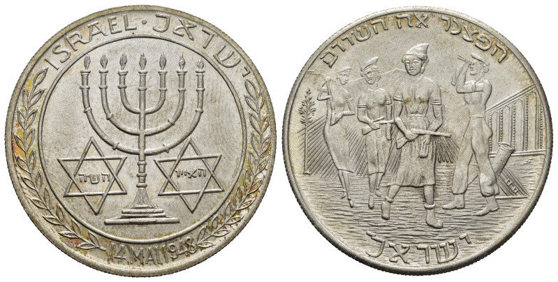 Medaglie estere. Israele. Medaglia commemorativa Proclamazione dello stato di Is...