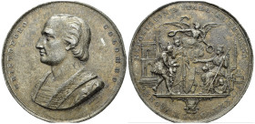 MEDAGLIE ITALIANE – REGNO D’ITALIA – UMBERTO I (1878 - 1900), CRISTOFORO COLOMBO – GENOVA, medaglia non portativa, di grande formato, emessa nel 1892 ...