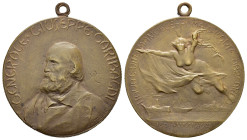 Medaglie Italiane. Regno d'Italia. Medaglia 1907 Generale Giuseppe Garibaldi. AE (12,00 g). BB+