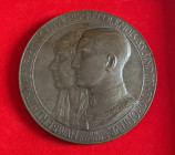 MEDAGLIE ITALIANE. REGNO D’ITALIA. VITTORIO EMANUELE III (1900-1945), medaglia non portativa, di grande formato, straordinaria emessa per l’ostensione...