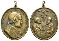 MEDAGLIE PAPALI – PIO IX (1846-1878), medaglia con appiccagnolo emessa nel I anno di pontificato nel 1846 al dritto PIVS IX PONT. MAX. ELECTUS 16 JUN ...