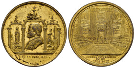 MEDAGLIE PAPALI. PIO IX (1846-1878), medaglia straordinaria non portativa emessa per la chiusura del XX Concilio Ecumenico Vaticano I emessa il 20 set...