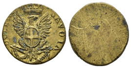 Pesi monetali. Doppia di Savoia (4,55 g). BB