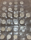 Monete Mondiali. Commonwealth. India britannica, Nuova Guinea e Gran Bretagna. Lotto di 23 monete in alta conservazione, principalmente in Ag. SPL-FDC
