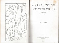 SEABY Harold A. Greek Coins and their values 2nd ed. London, 1966 Tela con sovracoperta mancante, pp. 220, ill., pl. 8