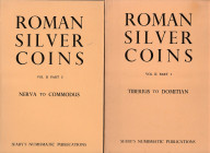 SEABY Harold A. Roman Silver Coins Vol. II Part I-II. London, 1954/1955 Legatura editoriale, 2 voll., pp. 186, ill.
