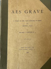 SYDENHAM Edward A. Aes Grave, A Study of The Cast Coinage of Rome and Central Italy. London 1926 MOLTO RARO Cartonato editoriale pp. 145, tavv. 28