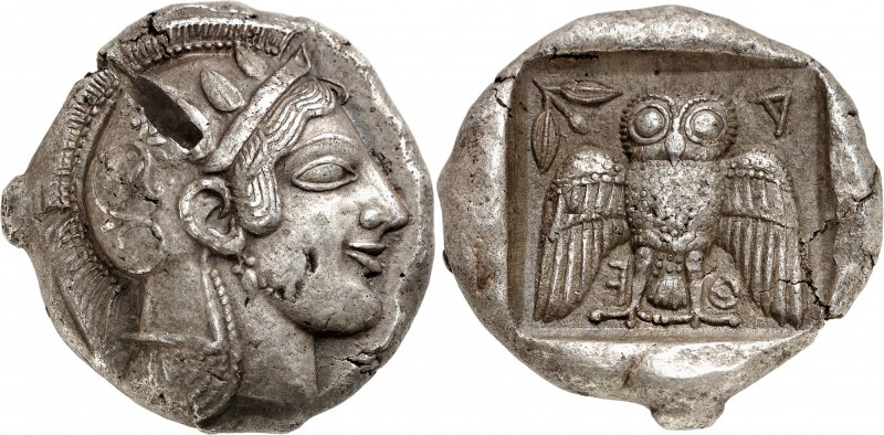 Grèce - Attique - Athènes Décadrachme (467-465) D’une frappe parfaitement centré...