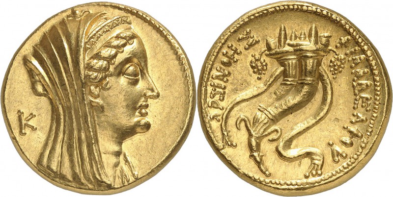 Afrique - Egypte Ptolémée VI (180-146) Octodrachme d’or - Alexandrie Exemplaire ...