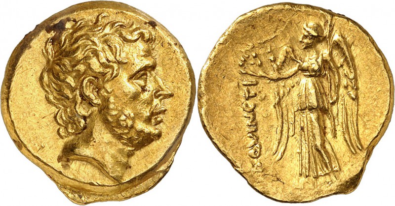T. Quinctius Flamininus Statère d’or - Chalcis (c. 196 av. J.-C.) D’une insigne ...