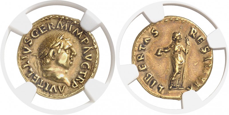 Vitellius (69) Aureus - Rome (69) Rarissime et d’une qualité remarquable. Exempl...
