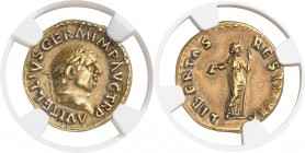 Vitellius (69) Aureus - Rome (69) Rarissime et d’une qualité remarquable. Exemplaire provenant du trésor de Boscoreale (1894-1895) et de la collection...