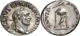 Vitellius (69) Denier - Rome (69) D’une qualité remarquable. Exemplaire de la Vente Tkalec du 9 mai 2005, N°257 et de la collection « Millenia » vente...