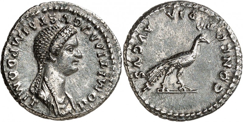 Domitia Denier - Rome (82-83) Rare et magnifique exemplaire. Légères concrétions...