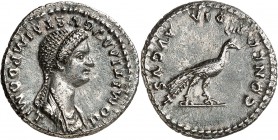 Domitia Denier - Rome (82-83) Rare et magnifique exemplaire. Légères concrétions. Exemplaire de la vente Bertolami Fine Arts & ACR 6 Auction des 10 et...