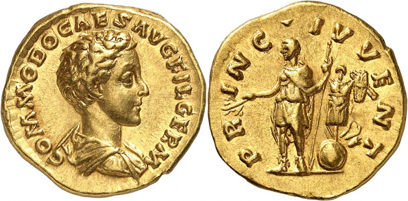 Commode (180-192) Aureus - Rome (172-175) Rarissime et magnifique exemplaire. Ex...